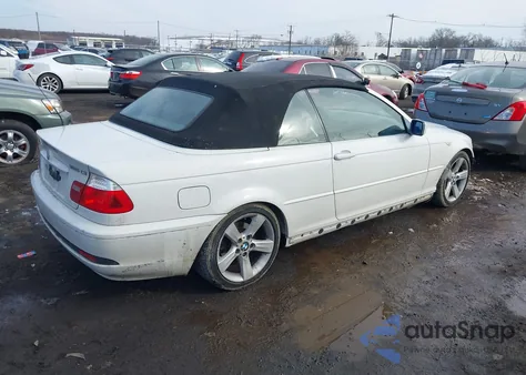 2004 BMW 325Ci из США, поврежденный, VIN WBABW33484PL30549
